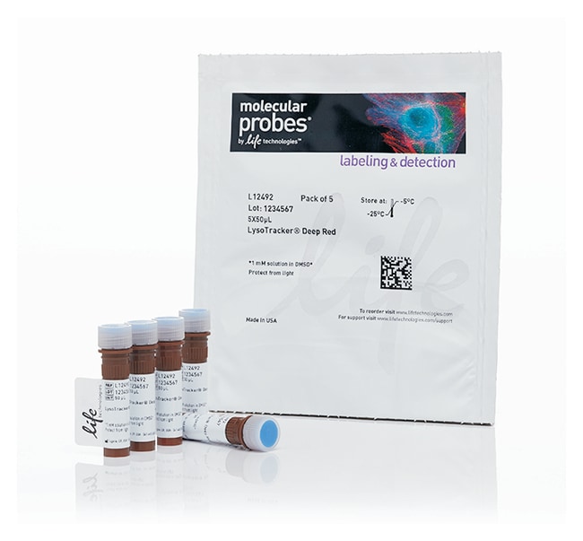 Invitrogen Molecular Probes LysoTracker Deep Red 5 x 50uLLife Sciences