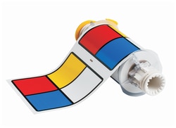 Brady™ BBP85 RTK Diamond Labels: B-595 Vinyl Film with Color Bar and text