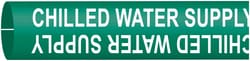 Brady™ BradySnap-On™ Pipe Markers, Legend: CHILLED WATER SUPPLY