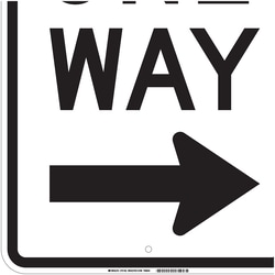 Brady&trade;&nbsp;Traffic Control Signs: ONE WAY (w/Picto)