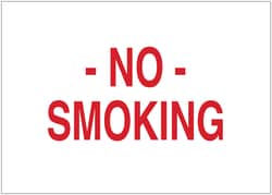 Brady&trade;&nbsp;No Smoking Signs: NO - SMOKING