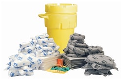Brady™ 95 gal. Mixed Application Drum Spill Kits with Wheels