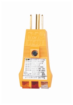 Brady&trade;&nbsp;E-Z Check&trade; Plus GFI Circuit Tester