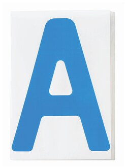 Brady&trade;&nbsp;ToughStripe&trade; Die-Cut Floor Marking Letter A