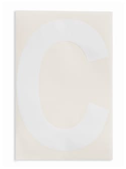Brady&trade;&nbsp;ToughStripe&trade; Die-Cut Floor Marking Letter C