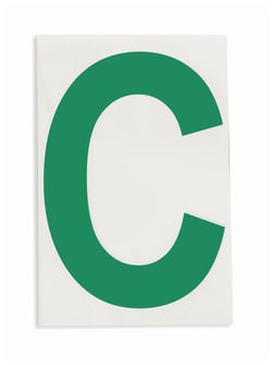 Brady&trade;&nbsp;ToughStripe&trade; Die-Cut Floor Marking Letter C