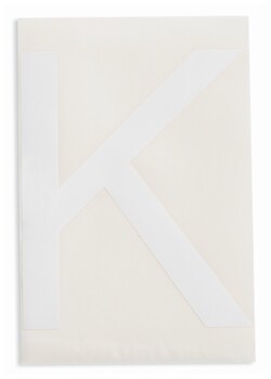 Brady&trade;&nbsp;ToughStripe&trade; Die-Cut Floor Marking Letter K
