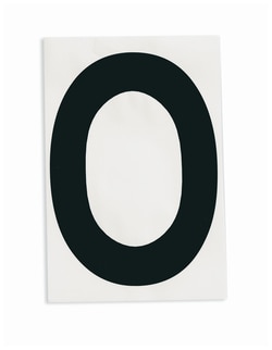 Brady™ ToughStripe™ Die-Cut Floor Marking Letter O