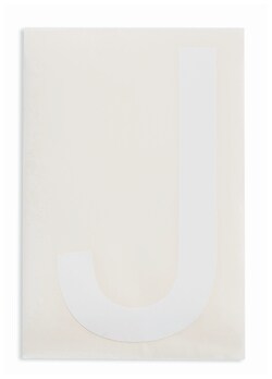 Brady ToughStripe Die-Cut Floor Marking Letter J