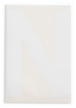 Brady&trade;&nbsp;ToughStripe&trade; Die-Cut Floor Marking Letter N