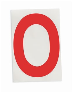 Brady&trade;&nbsp;ToughStripe&trade; Die-Cut Floor Marking Letter O