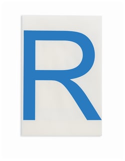 Brady&trade;&nbsp;ToughStripe&trade; Die-Cut Floor Marking Letter R