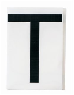 Brady™ ToughStripe™ Die-Cut Floor Marking Letter T