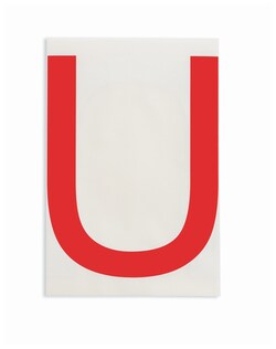 Brady&trade;&nbsp;ToughStripe&trade; Die-Cut Floor Marking Letter U