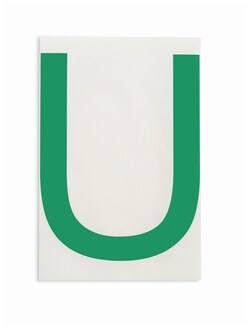 Brady&trade;&nbsp;ToughStripe&trade; Die-Cut Floor Marking Letter U