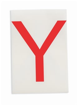 Brady&trade;&nbsp;ToughStripe&trade; Die-Cut Floor Marking Letter Y