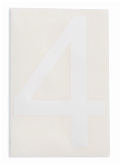 Brady ToughStripe Die-Cut Floor Marking Number 4:Facility Safety and Maintenance:Traffic