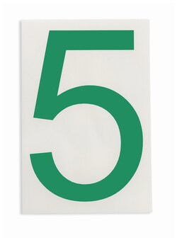 Brady&trade;&nbsp;ToughStripe&trade; Die-Cut Floor Marking Number 5