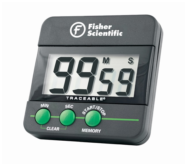 Fisherbrand™ Traceable™ timer tafelmodel 100 minuten Timer range 99