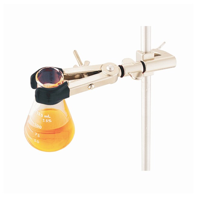 Buy Lab Clamp - Adjustable Three-Prong Swivel Flask Clamp Laboratory Test Tube Condenser Flask Beaker Holder Lab Accessories With Boss Head For Laboratory Use