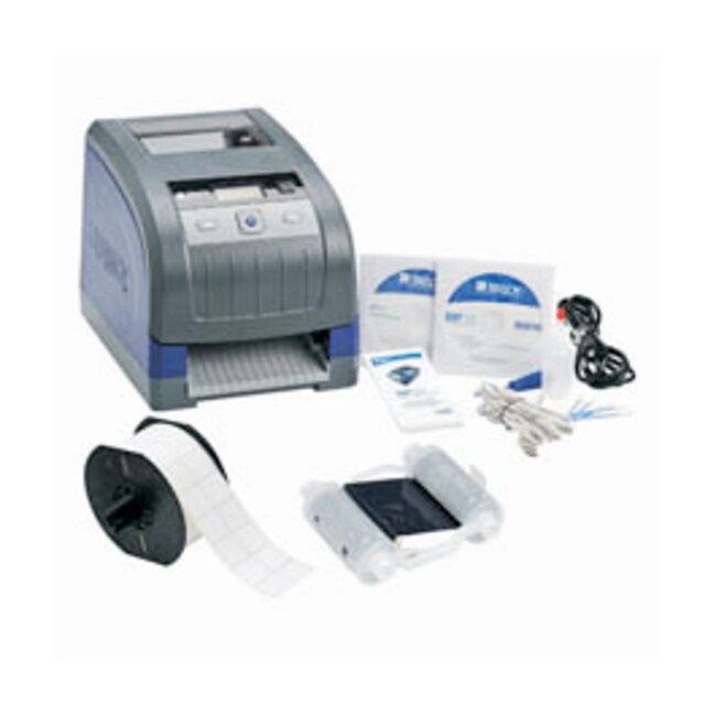 Brady BBP33 Label Printer with Slide Labels and Ribbon Gloves, Glasses
