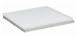 Justrite SpillSlope Steel Shelf with Polyethylene Tray Shelf and Tray for