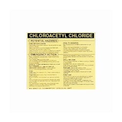 Brady™ Hazardous Material Label: CHLOROACETYL CHLORIDE