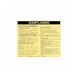Brady™ Hazardous Material Label: DIAMYLAMINE