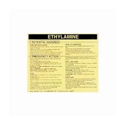 Brady™ Hazardous Material Label: ETHYLAMINE
