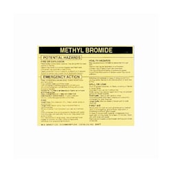 Brady™ Hazardous Material Label: METHYL BROMIDE