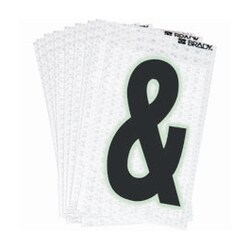 Brady&trade;&nbsp;Glow-In-The-Dark/Ultra Reflective Symbol: Ampersand (&)