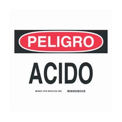 Brady&trade;&nbsp;Polyester Peligro Sign: ACIDO