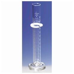 Qorpak™ Borosilicate Glass Certified/Serialized, Single Metric Scale, Class A Graduated Cylinders