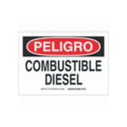 Brady™ Warning Sign: COMBUSTIBLE DIESEL