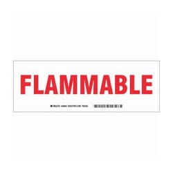 Brady™ Aluminum Sign: FLAMMABLE