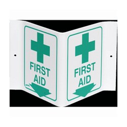 Brady™ Acrylic First Aid, Eyewash & Medical Sign: FIRST AID