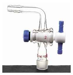 Synthware™ Vacuum Adapter, with PTFE Stopcock, Microscale