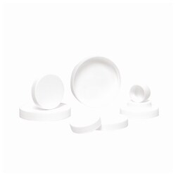 Qorpak™ White Polypropylene Unlined Cap
