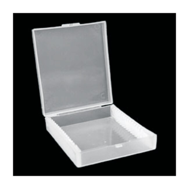 Walter Products Translucent Polypropylene Slide Box Slide box; Holds 15