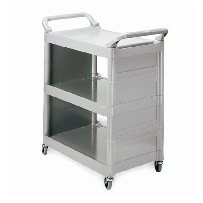 Rubbermaid Utility Cart With End Panels End Panels Plastic Capac