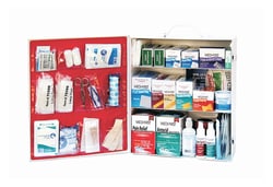 Medique Filled Three-Shelf Cabinet