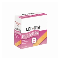 Medique Medi-First Woven Adhesive Bandages 0.75 x 3 in.; 50/Box:First Aid