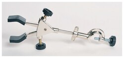 United Scientific 2 Prong Extension Clamp with Boss Head and Grips:Clamps