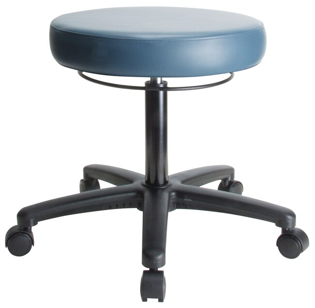 Fisherbrand Vinyl Stool with Casters BlueFurniture, Storage, Casework
