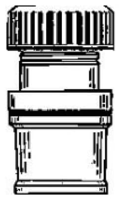 DWK Life Sciences&nbsp;Kimble&trade; Kontes&trade; Universal PTFE Inlet Adapter