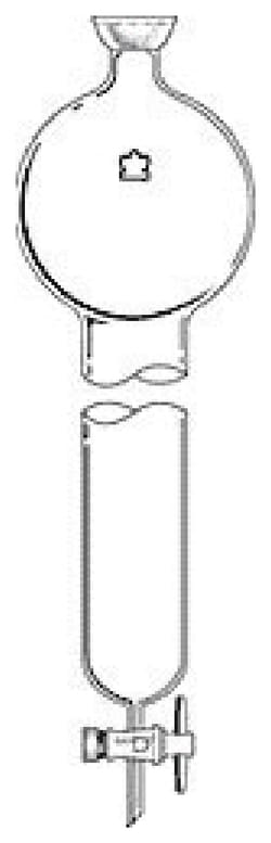 Kimble™ Kontes™ Chromatography Column, with Spherical Joint and PTFE Stopcock