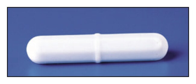 thumbnail image 2 of PTFE Teflon Magnetic Stir Bar – Octagon With Pivot Ring – 2-1/2" X 3/8" – Used USA Made 2 of 5