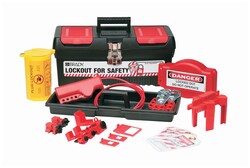 Brady Personal Valve and Electrical Kit Black/Red | Buy Online | Brady&trade; | Fisher Scientific