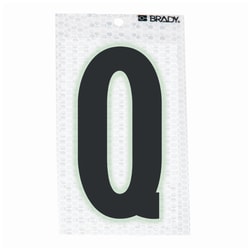 Brady Glow-In-The-Dark/Ultra Reflective Letter: Q Character Height: 7.62cm