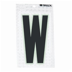 Brady Glow-In-The-Dark/Ultra Reflective Letter: W Character Height: 7.62cm